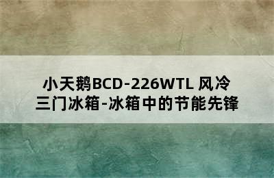 小天鹅BCD-226WTL 风冷三门冰箱-冰箱中的节能先锋